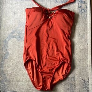SEAFOLLY one piece swim suit- burnt orange Color